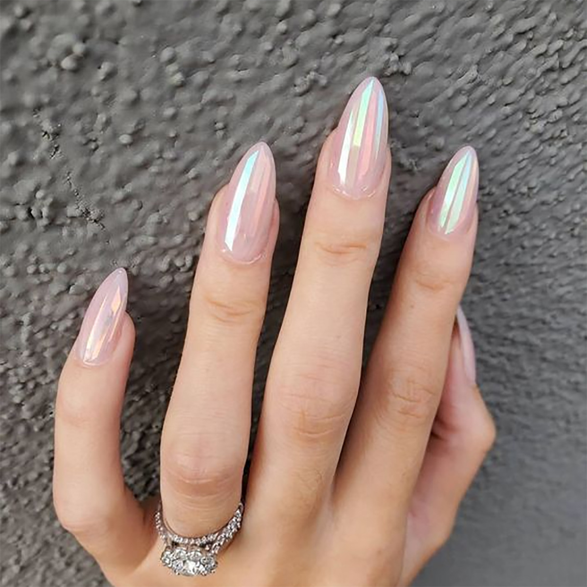 Nail Art Natural Simple - 24pcs Solid Color Press on Nails