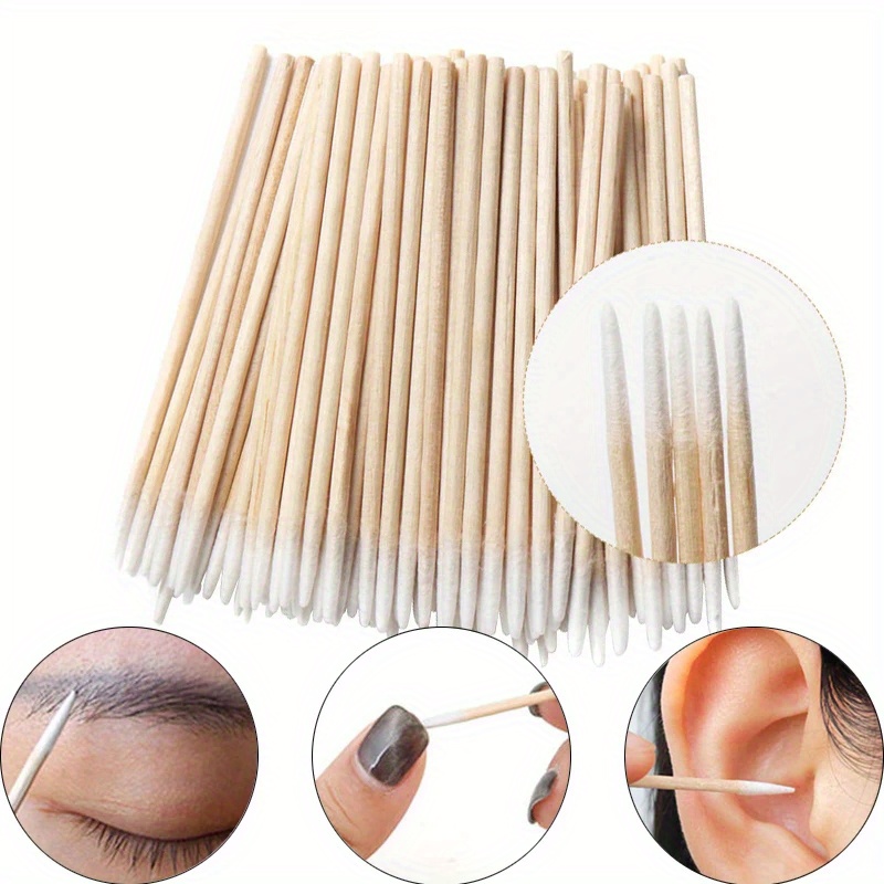 Nail Art Nail Art - Nails Wood Cotton Swab Clean Sticks