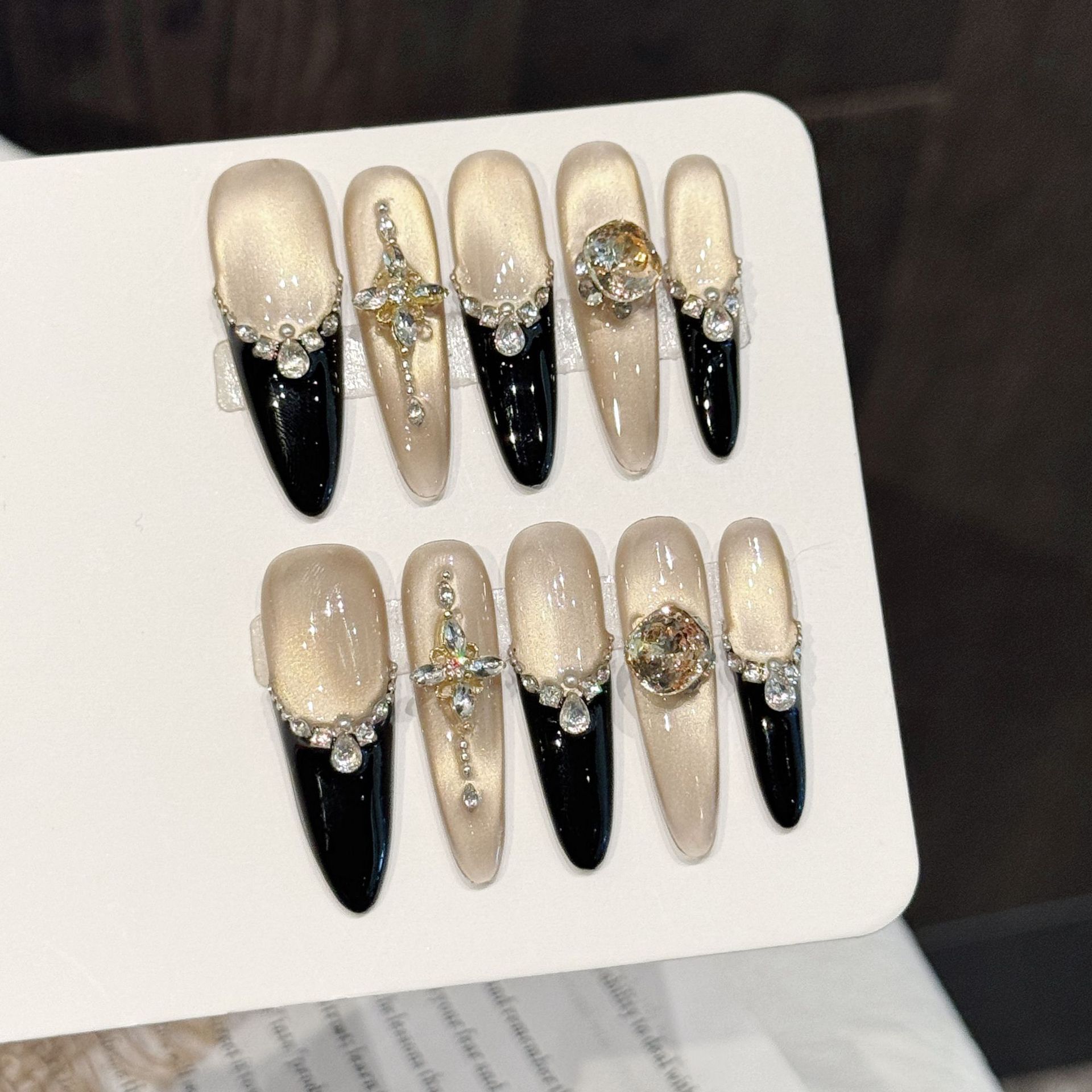 Nail Adhesive Tab - 10 PCS Luxury Handmade Press on