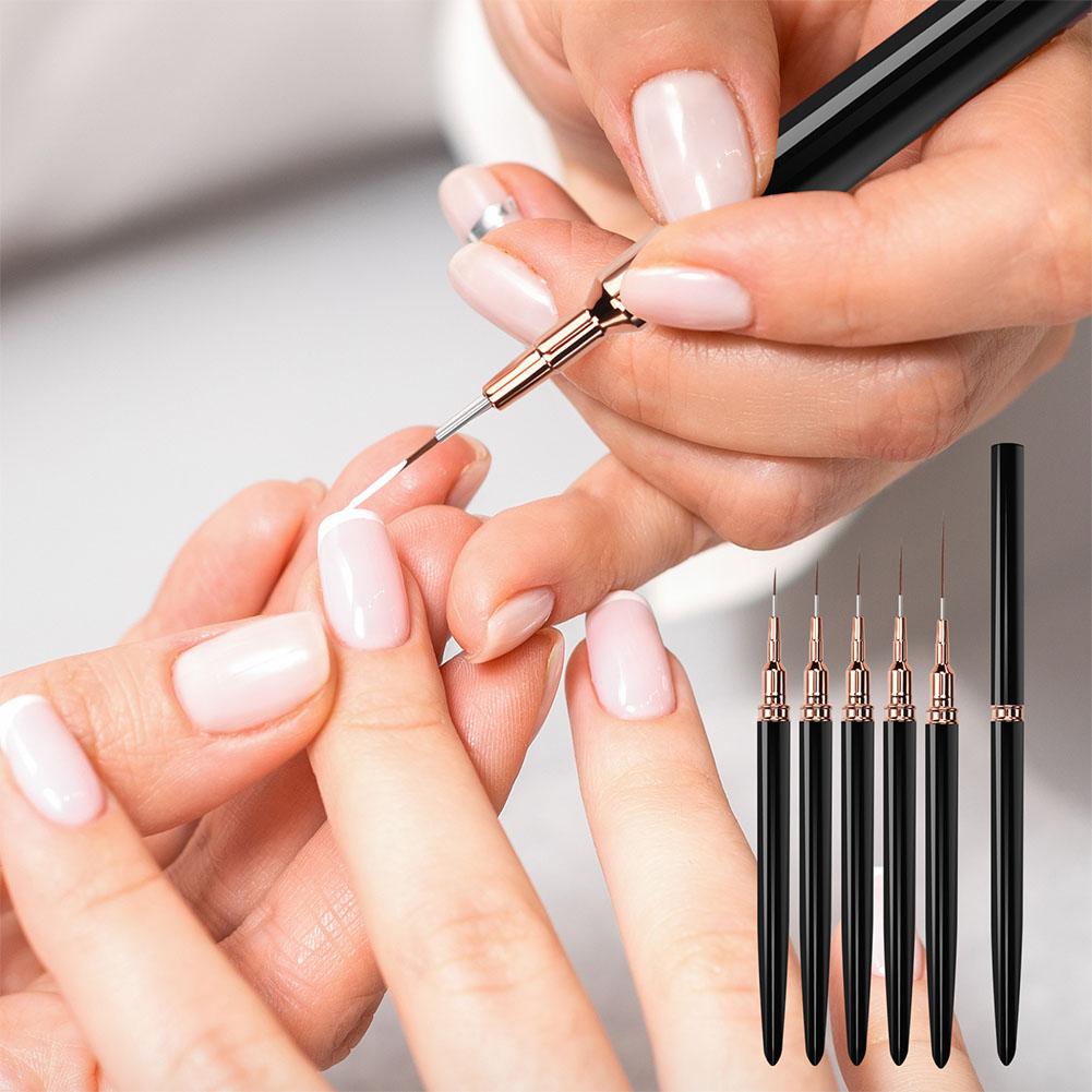 5PCS Nail Art Liner Brush Set  - Nail Art Brush Set reseña y precio