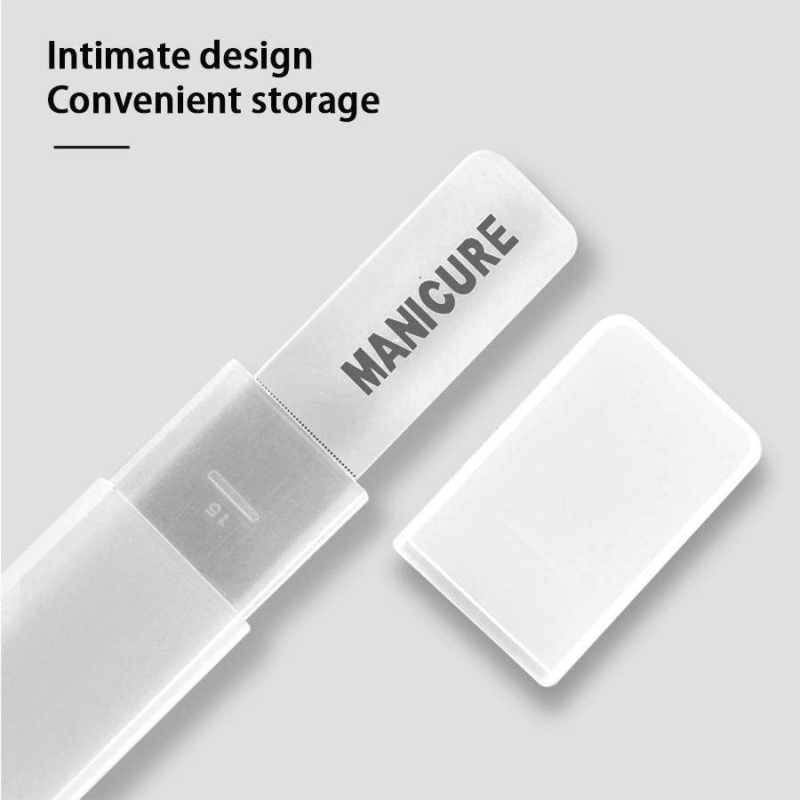 Nano Glass Nail File Transpare - Nail Art Glossy reseña y precio