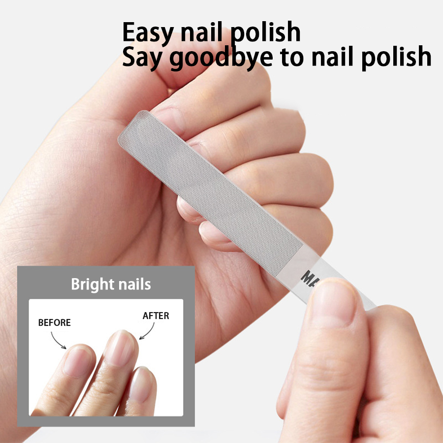 Nano Glass Nail File Transpare - Nail Art Glossy reseña y precio