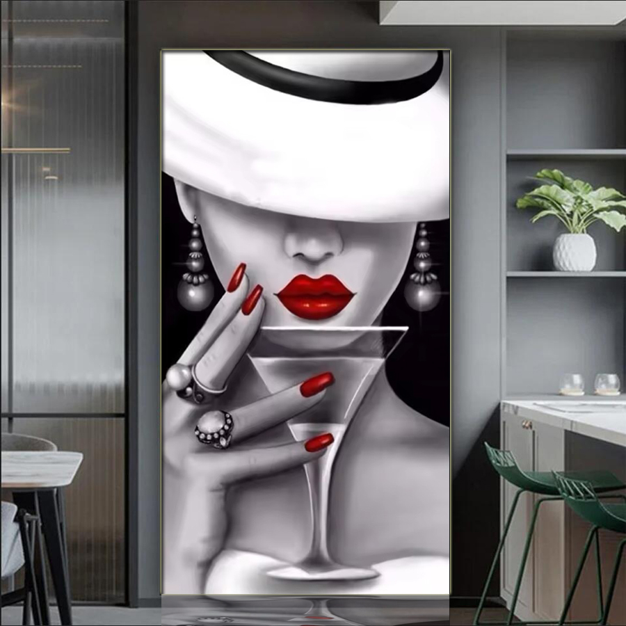 Elegant Woman Full Diamond Mos - Nail Art Valentine reseña y precio