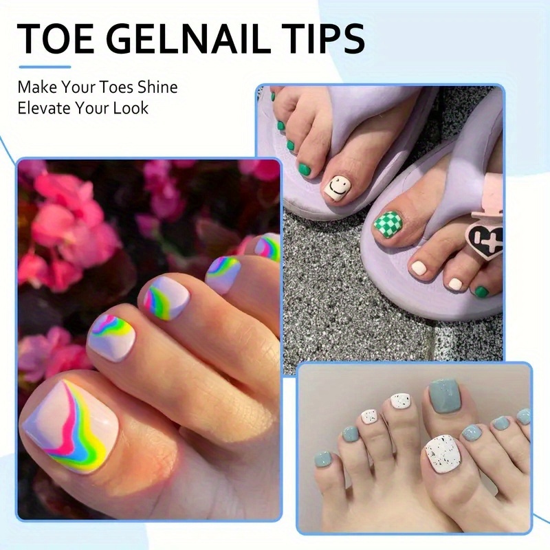 120 Pieces of Transparent Pres - Nail Art Press On reseña y precio