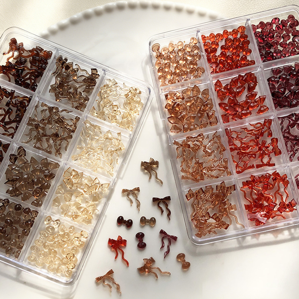 1Boxs 120-160pcs Vintage Burgu - Nail Art Burgundy reseña y precio