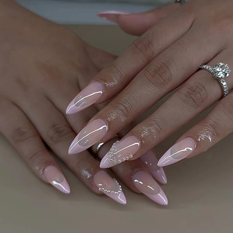 24pcs Bow False Nails Sets Pre - Nail Art Valentine reseña y precio