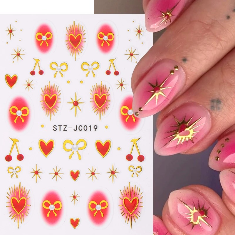 Y2K Bronzing Heart Blusher Sti - Nail Art Valentine reseña y precio