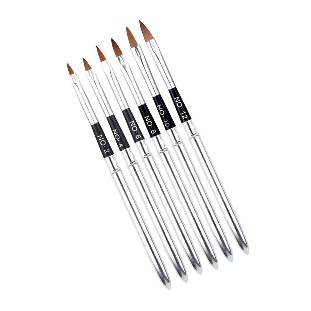 6Pcs Water Crystal Nail Art Br - Nail Art Brush Set reseña y precio