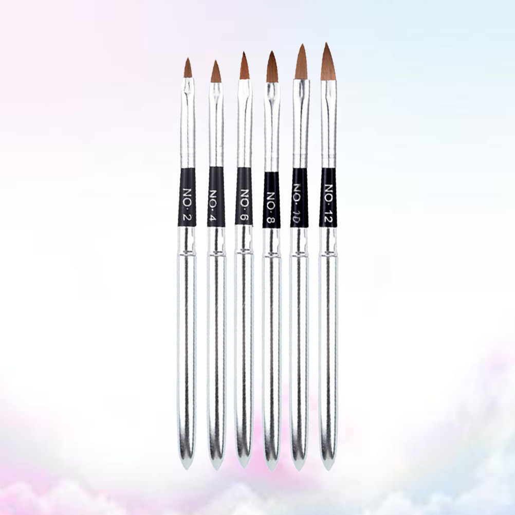 6Pcs Water Crystal Nail Art Br - Nail Art Brush Set reseña y precio