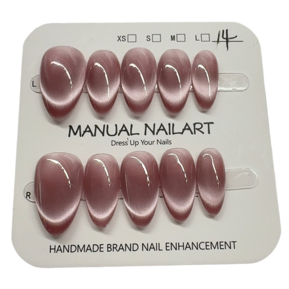 10pc French Almond Shape Cat's - Nail Art Fake Nails reseña y precio