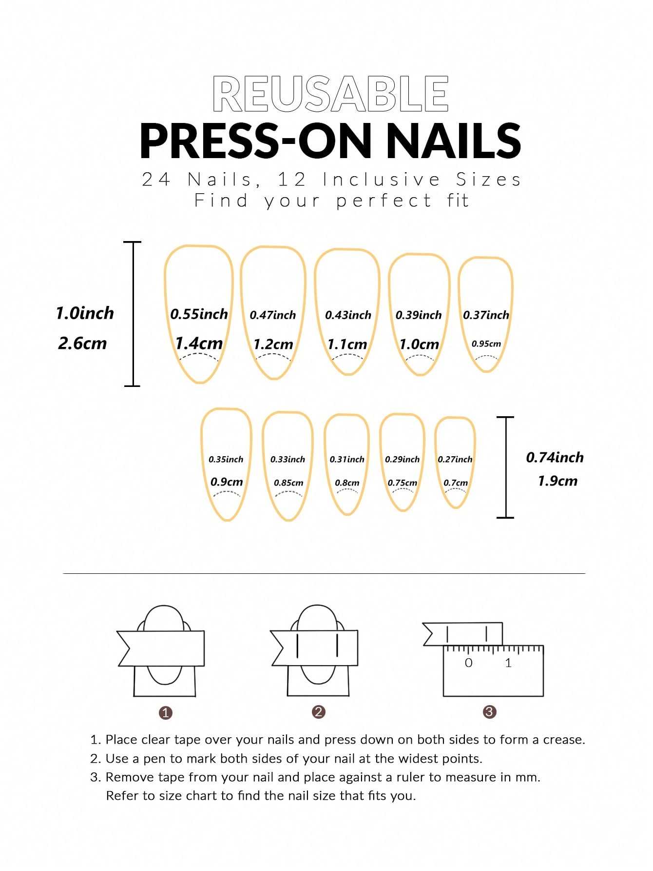 French Sakura Press On Nails 2 - Nail Art Press On reseña y precio