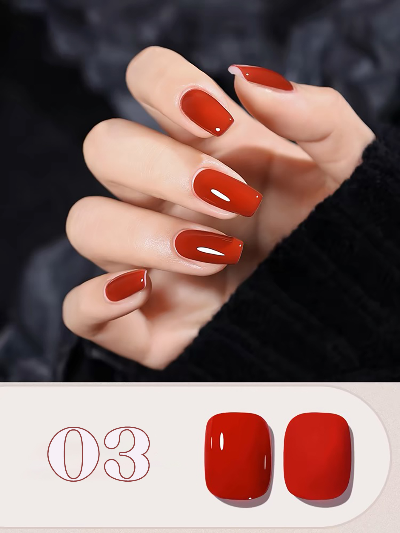 SHAKA 10ML 12-Color Dark Red G - Nail Art Burgundy reseña y precio