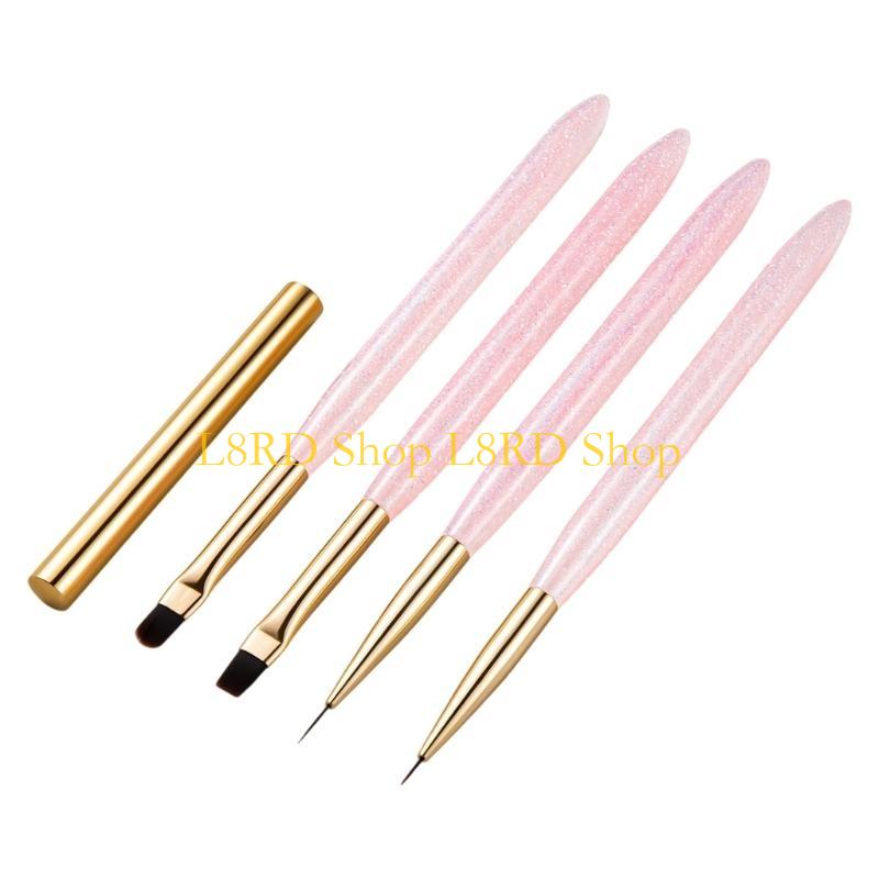 L8RD 4pcs Nails Art Brushes Se - Nail Art Brush Set reseña y precio