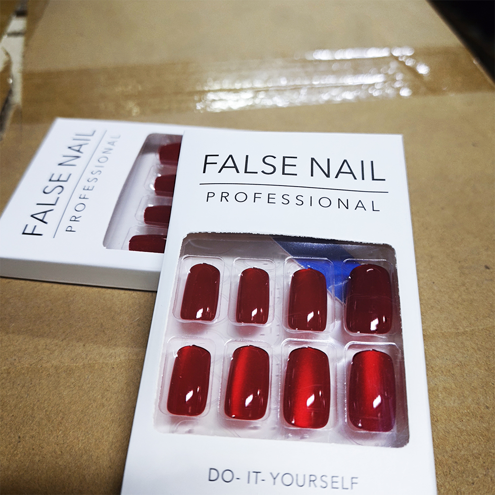 96/48/24PCS Sexy Red Cateye Pr - Nail Art Valentine reseña y precio