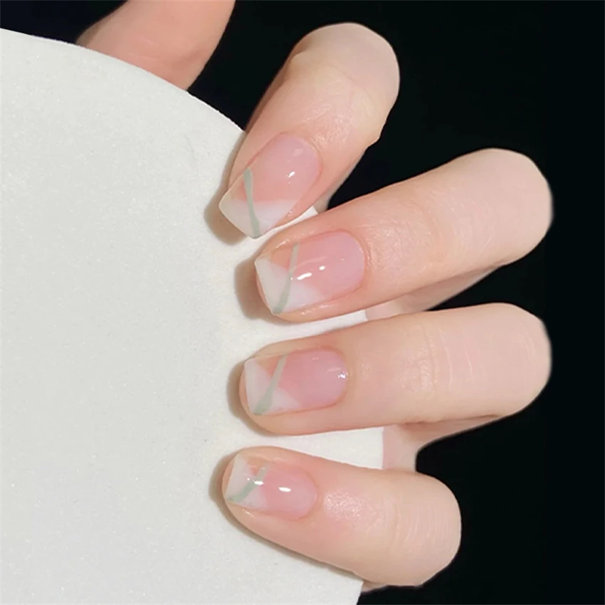 24PCS Short Model Full Cover S - Nail Art Glossy reseña y precio