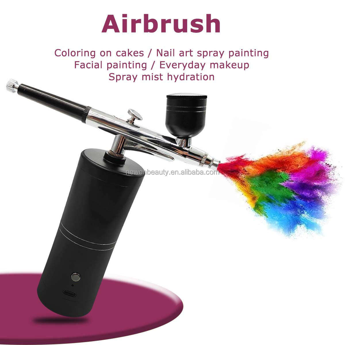 Cordless Airbrush Kit with Com - Nail Art Brush Set reseña y precio