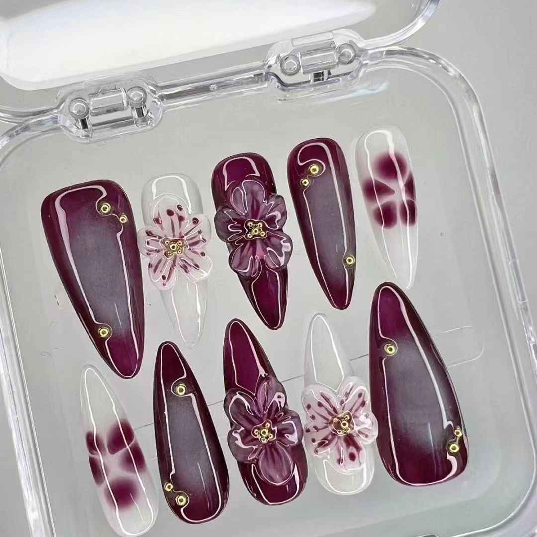 3D Burgundy Advanced Atmospher - Nail Art Burgundy reseña y precio