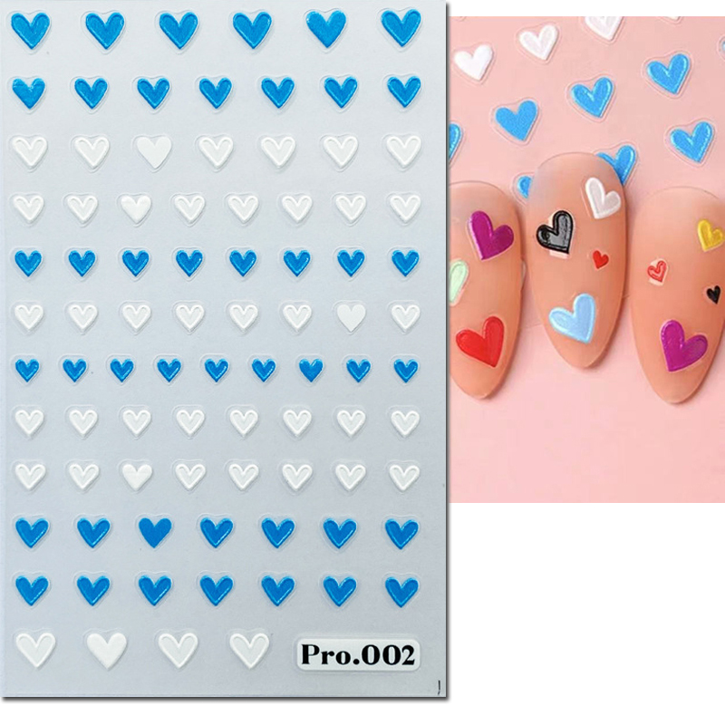 5d Embossed Nail Art Stickers  - Nail Art Valentine reseña y precio