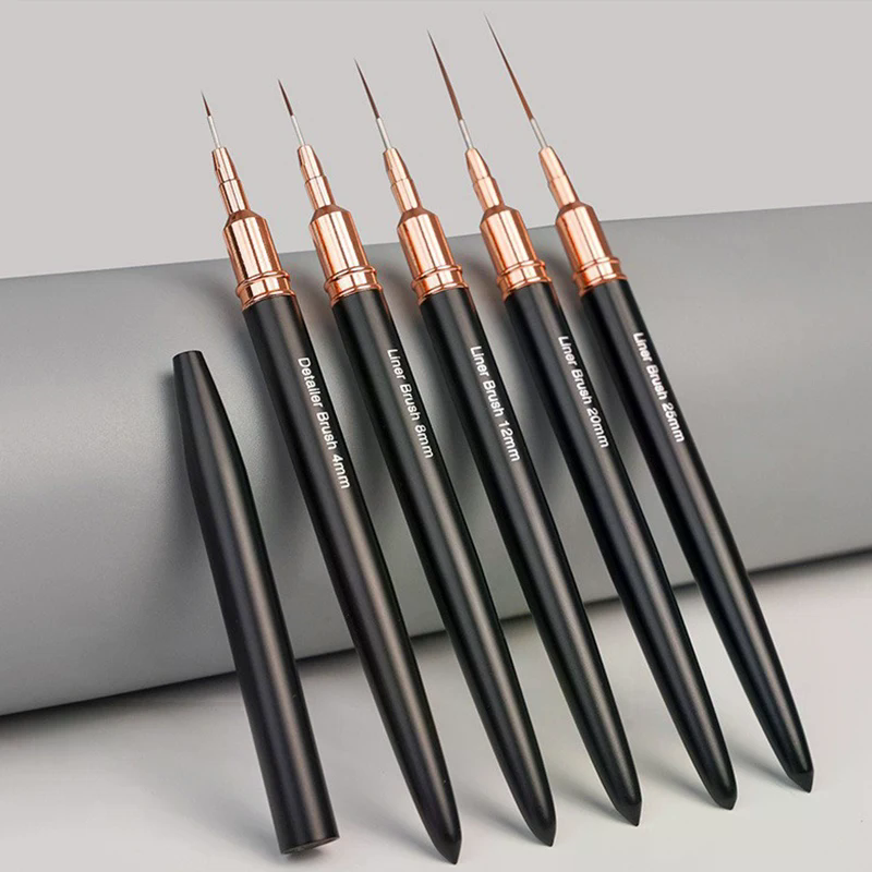 5 Pcs/Set Professional Nail Ar - Nail Art Brush Set reseña y precio