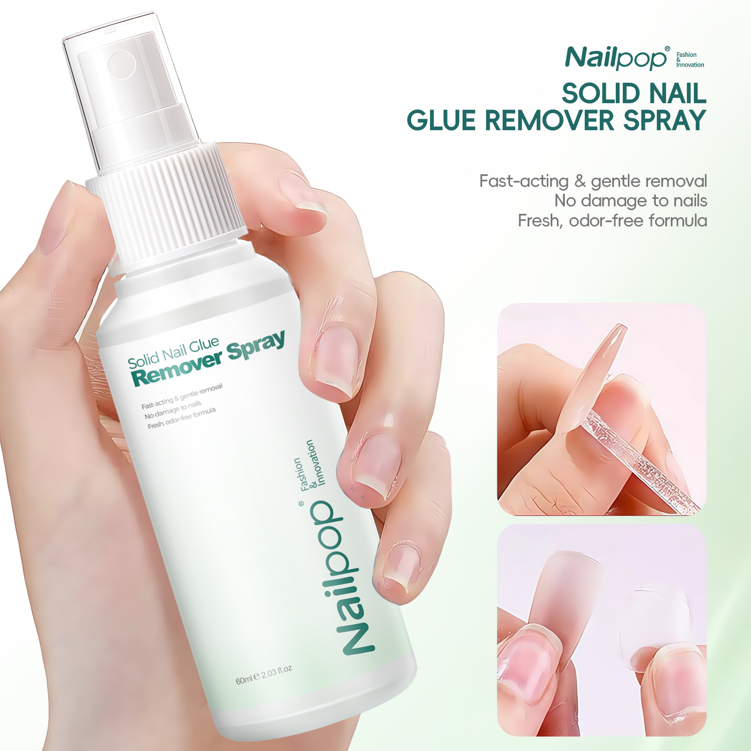 Nailpop 60ml Nail Remover Spra - Nail Art Fake Nails reseña y precio