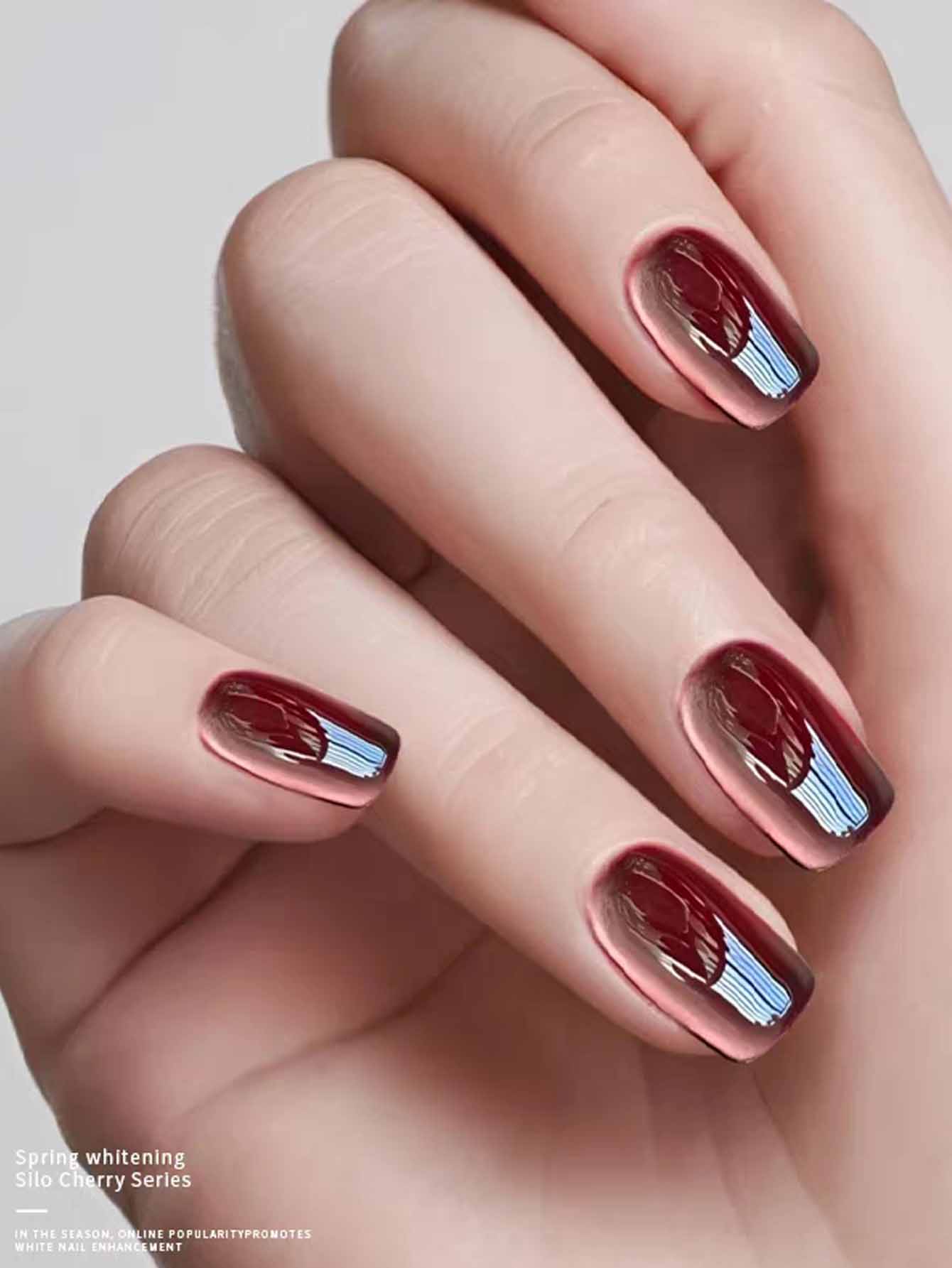 1PC 12ML Drunken Tango Cat Eye - Nail Art Burgundy reseña y precio