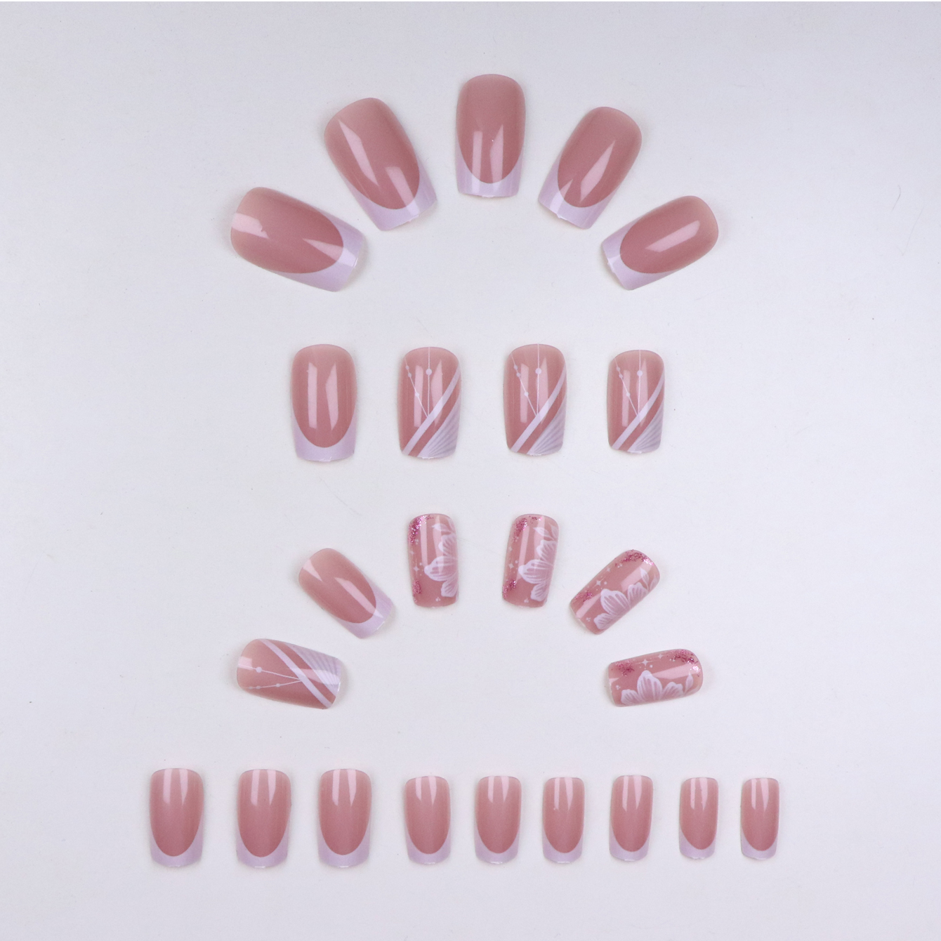 24pcs Upgrade Your Look With W - Nail Adhesive Tab reseña y precio