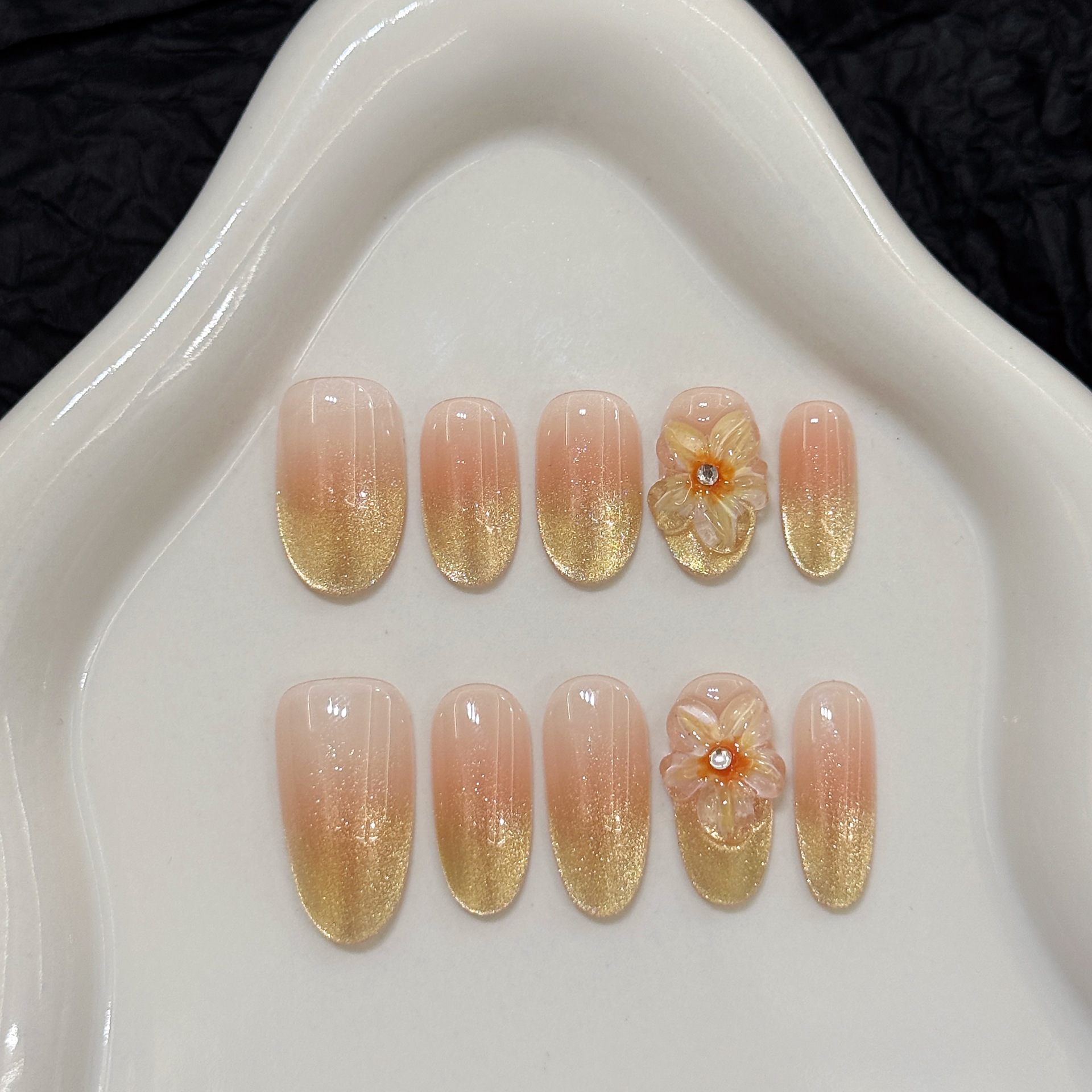 10pcs Handmade Press on Nails  - Nail Art Press On reseña y precio