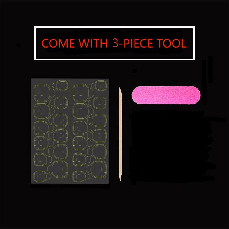 10 PCS Luxury Handmade Press o - Nail Adhesive Tab reseña y precio