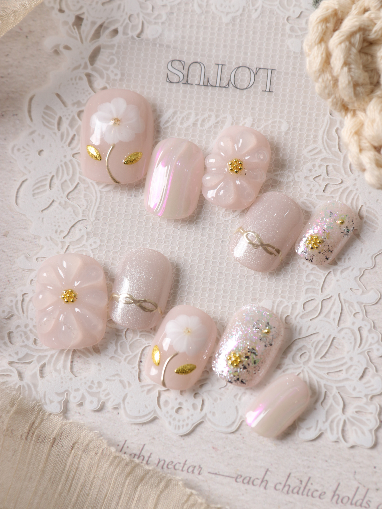 10Pcs Press on Nails Short Pin - Nail Adhesive Tab reseña y precio