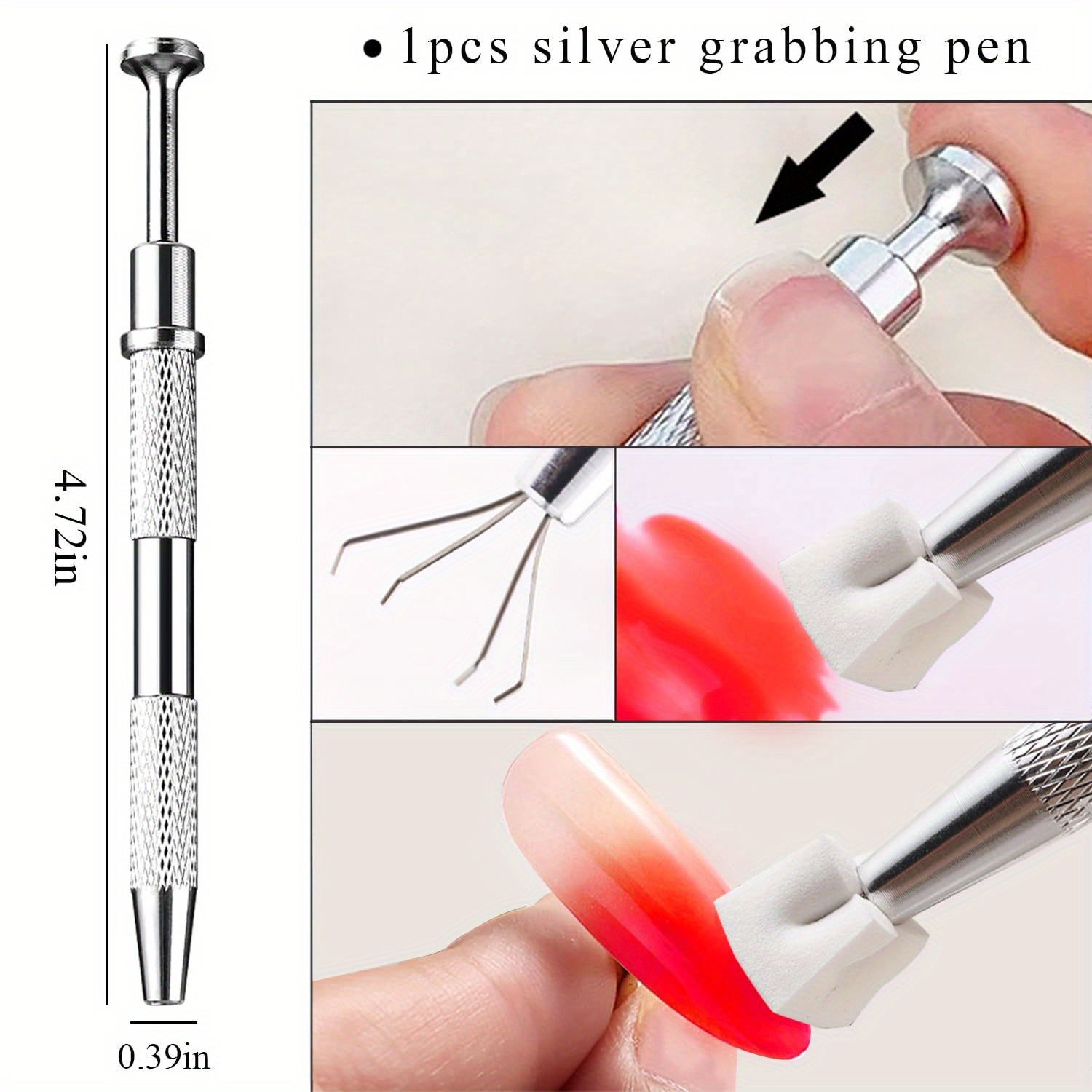 1/50/100Pcs Square Nail Art Sp - Nail Art Brush Set reseña y precio