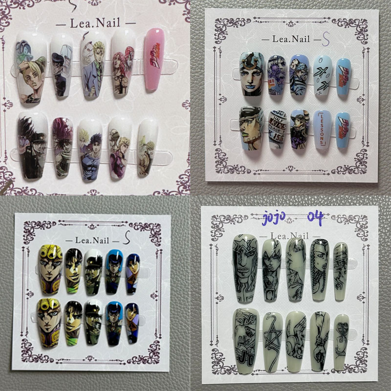 JOJO Nail Art Student Anime Ca - Nail Art Nail Art reseña y precio