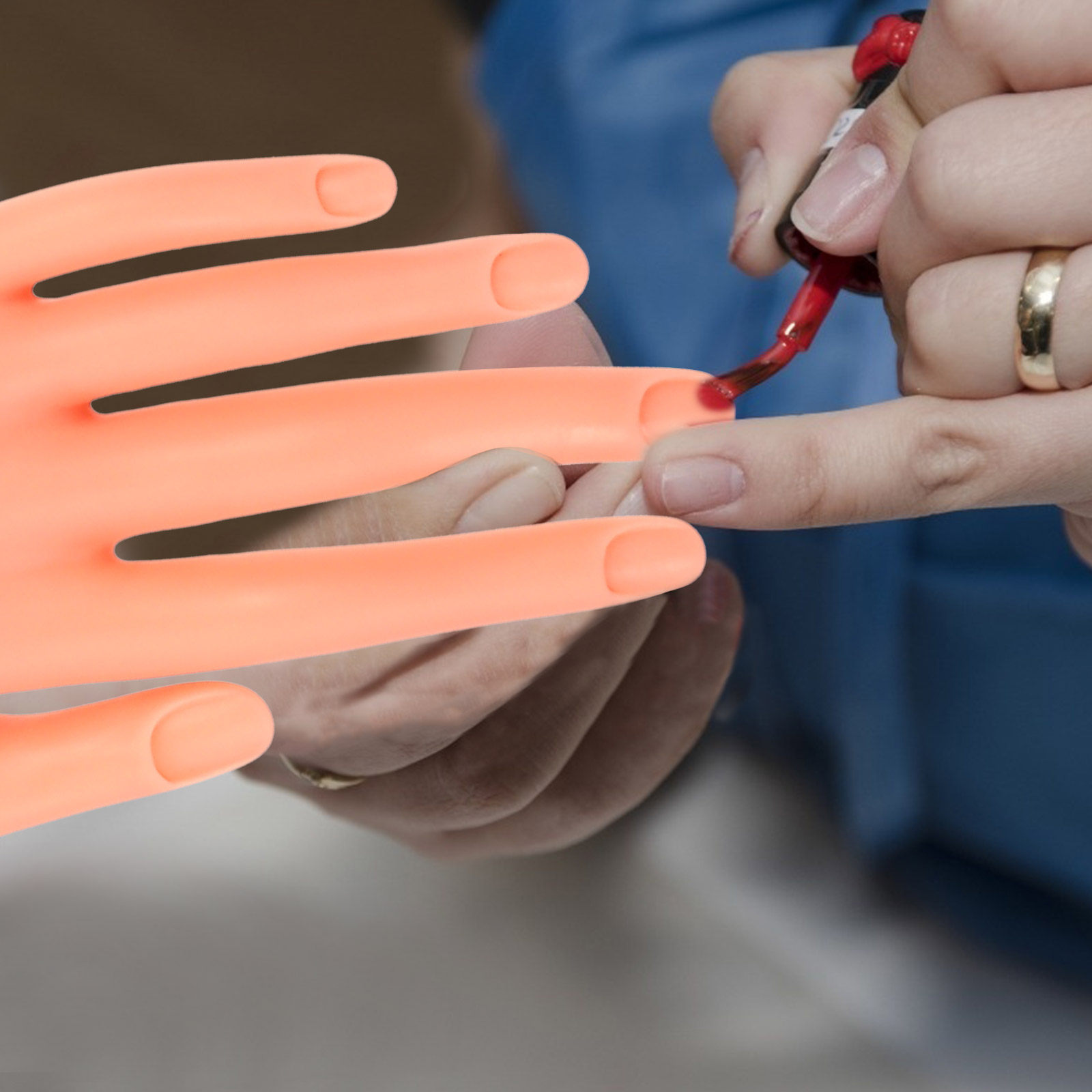 Flexible Practice Fake Hand fo - Nail Art Fake Nails reseña y precio