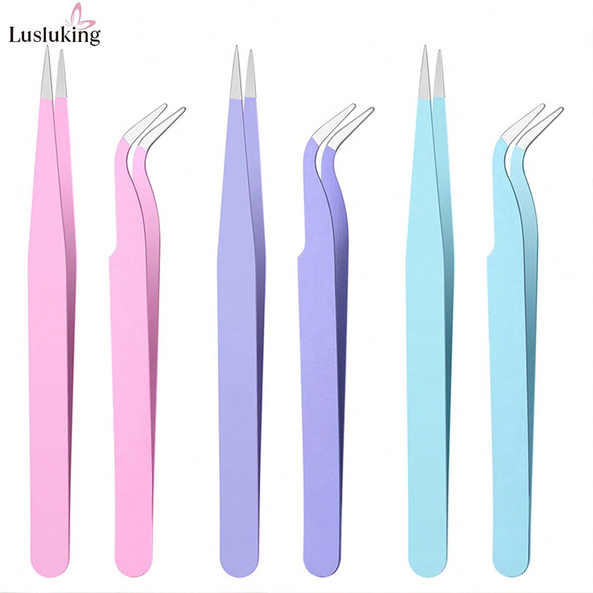 LUSLUKING Nail Art Tweezers Se - Nail Art Nail Art reseña y precio