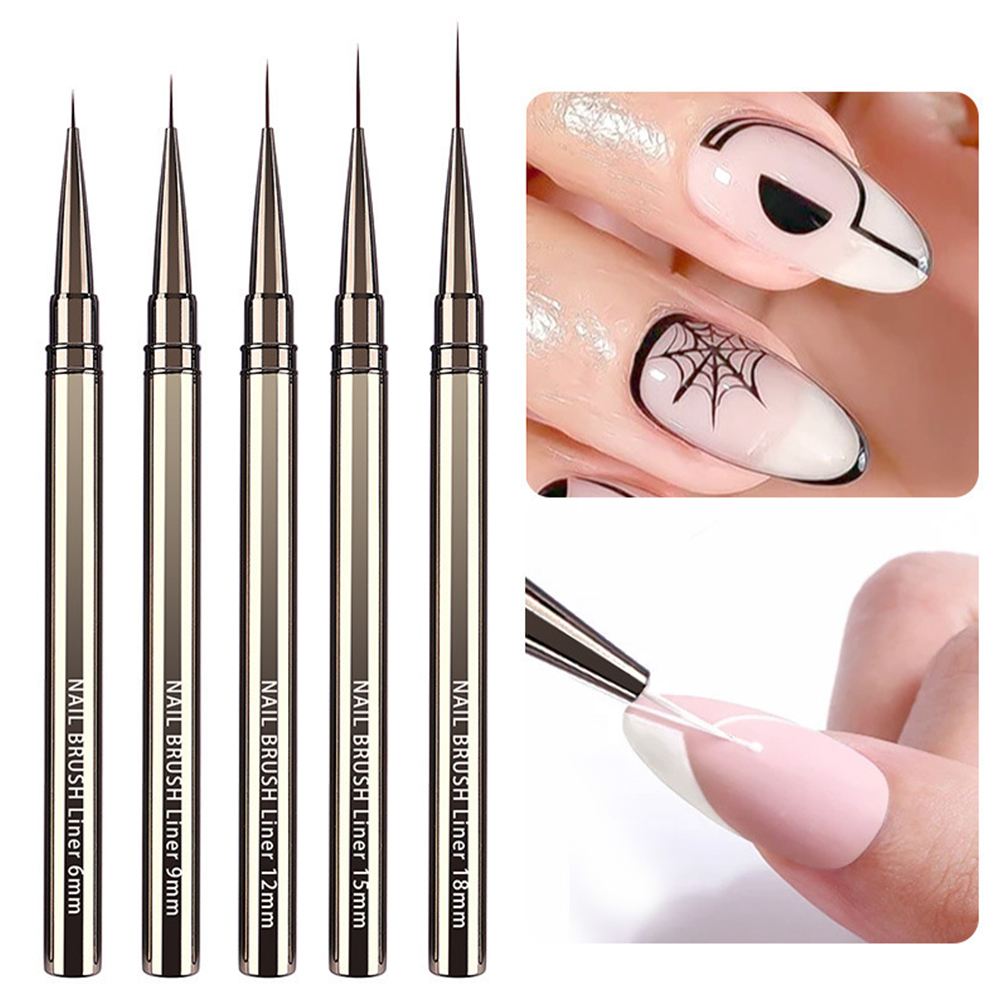 5-Piece Professional Nail Art  - Nail Art Brush Set reseña y precio