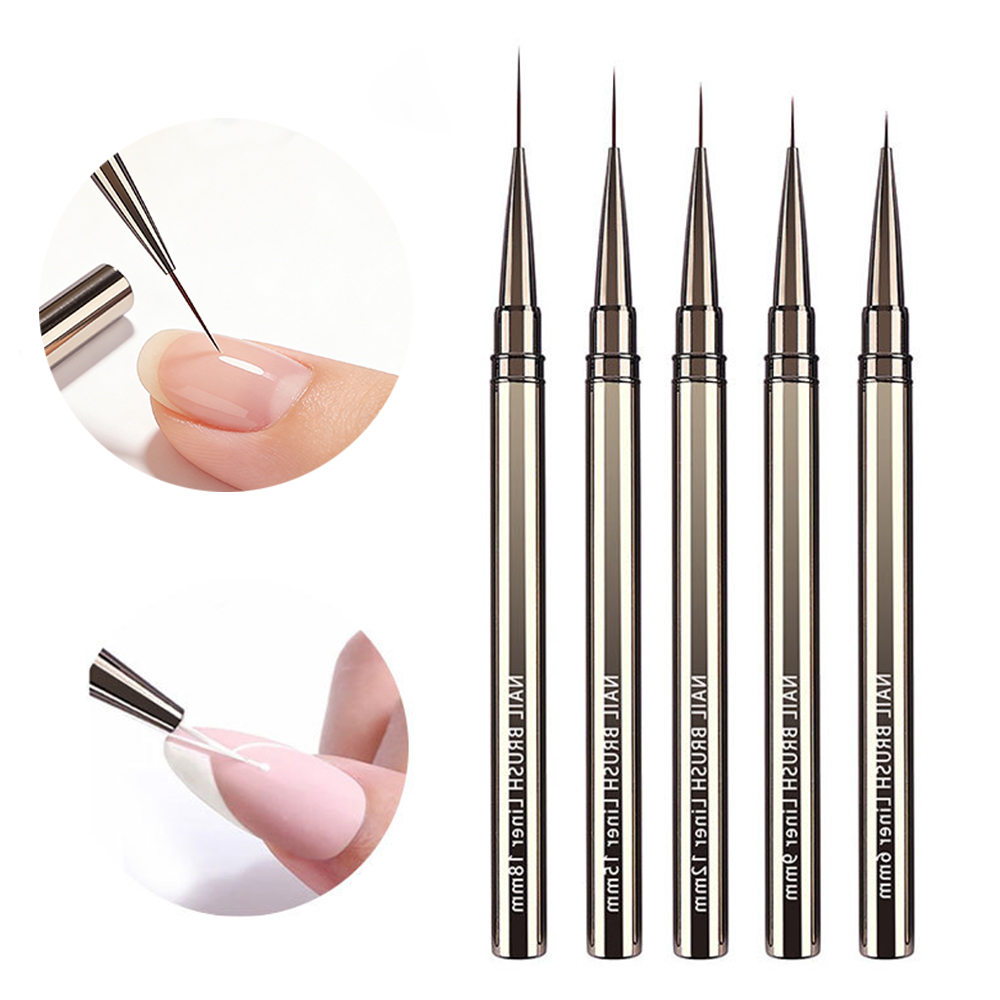 5-Piece Professional Nail Art  - Nail Art Brush Set reseña y precio