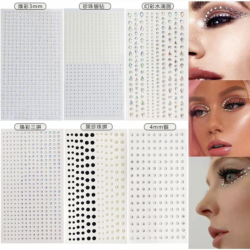 White Rhinestones 2mm 3mm 4mm  - Nail Art Nail Art reseña y precio