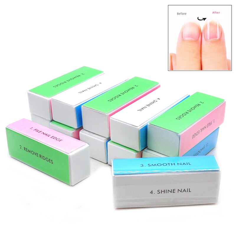 5pcs  Colorful Buffing Block 4 - Nail Art Glossy reseña y precio