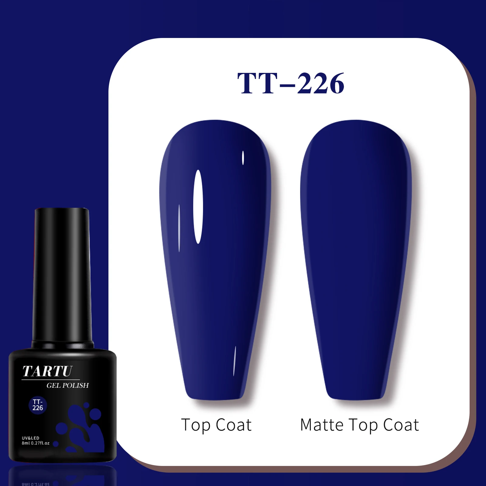 TARTU 8ml Gel Nail Polish 63 C - Nail Art Burgundy reseña y precio