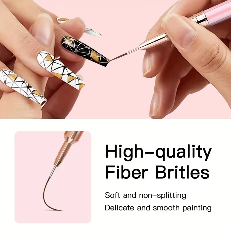 15pcs Professional Nail Art Br - Nail Art Brush Set reseña y precio