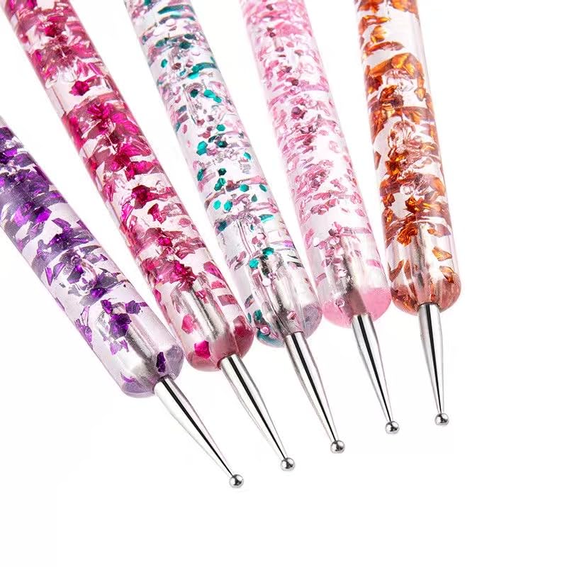 10PCS Double-Ended Nail Art Sc - Nail Art Brush Set reseña y precio