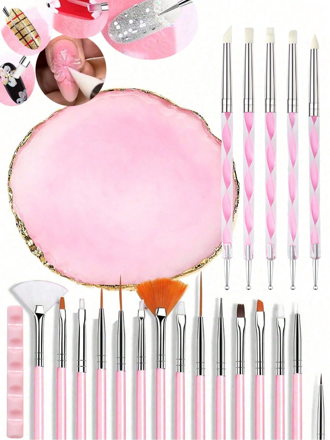 15/22pcs White Nail Art Tool S - Nail Art Nail Art reseña y precio