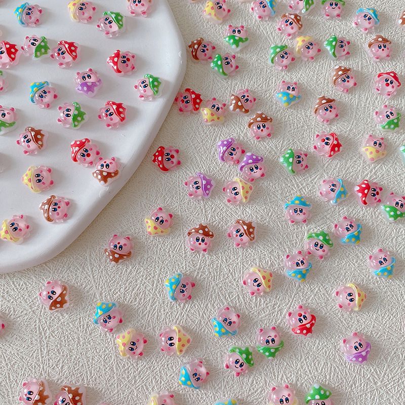 2/10/20pcs Kirby Nail Charms 3 - Nail Art Nail Art reseña y precio
