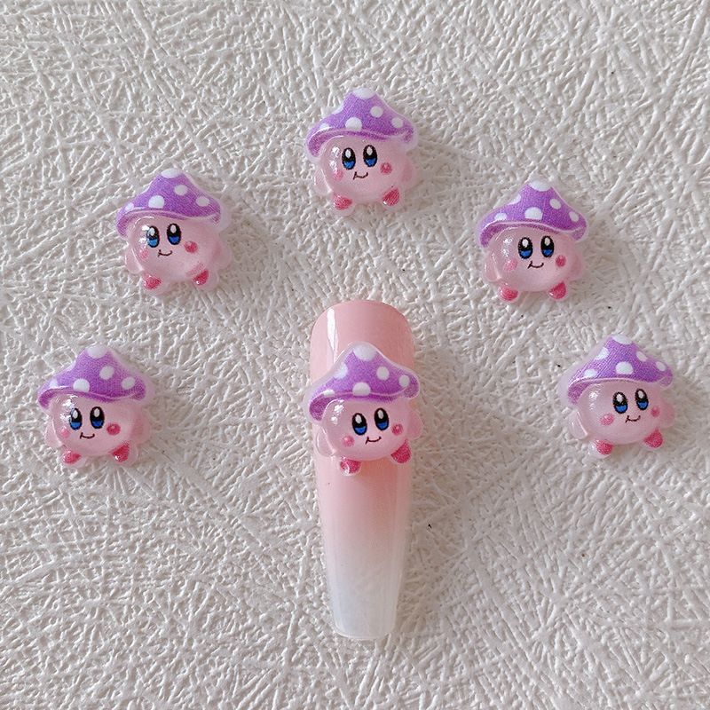 2/10/20pcs Kirby Nail Charms 3 - Nail Art Nail Art reseña y precio