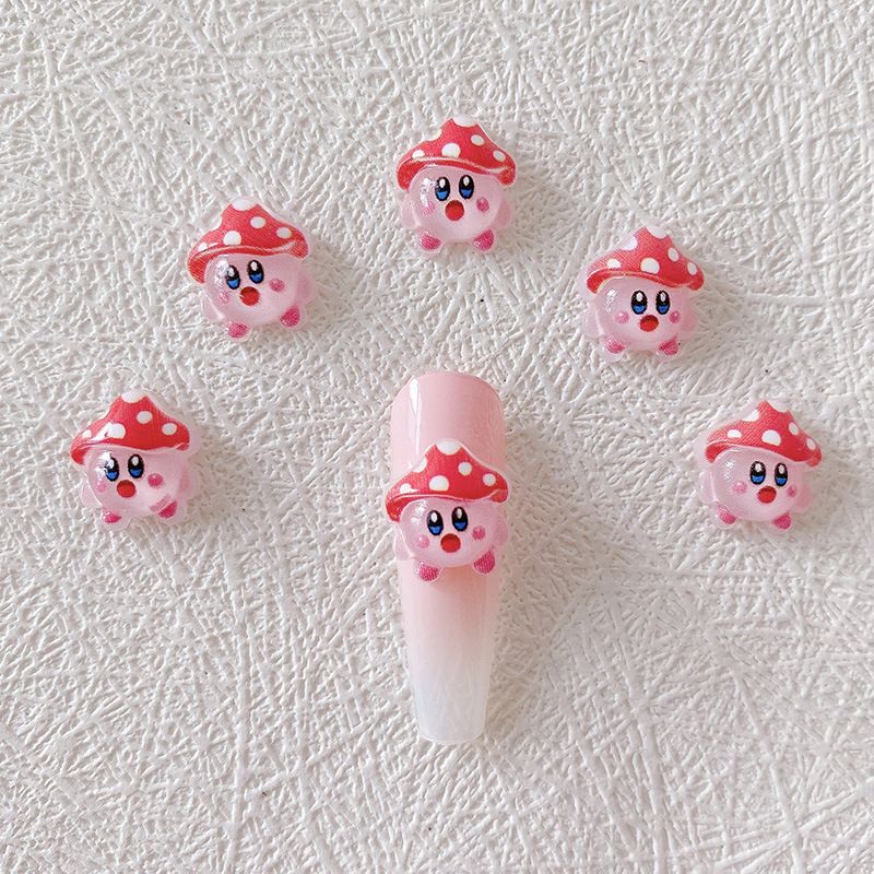 2/10/20pcs Kirby Nail Charms 3 - Nail Art Nail Art reseña y precio