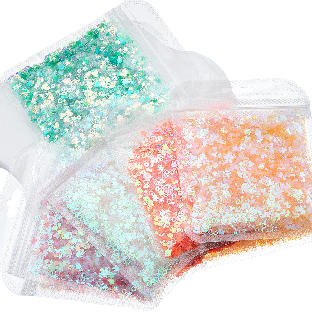 20gram 3-6mm Mixed Glitter Seq - Nail Art Glossy reseña y precio