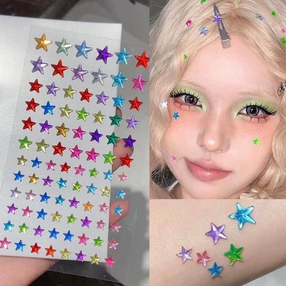 Self-Adhesive Face Rhinestones - Nail Art Nail Art reseña y precio