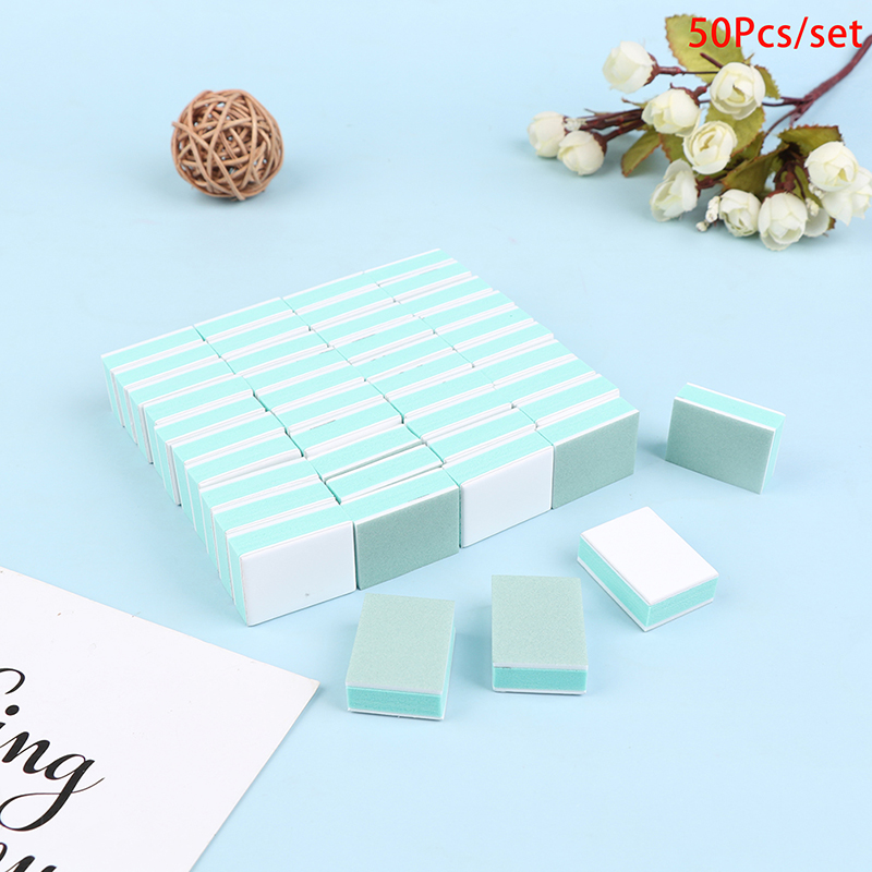 50 Pcs/lot Mini Nail Buffer Bl - Nail Art Glossy reseña y precio