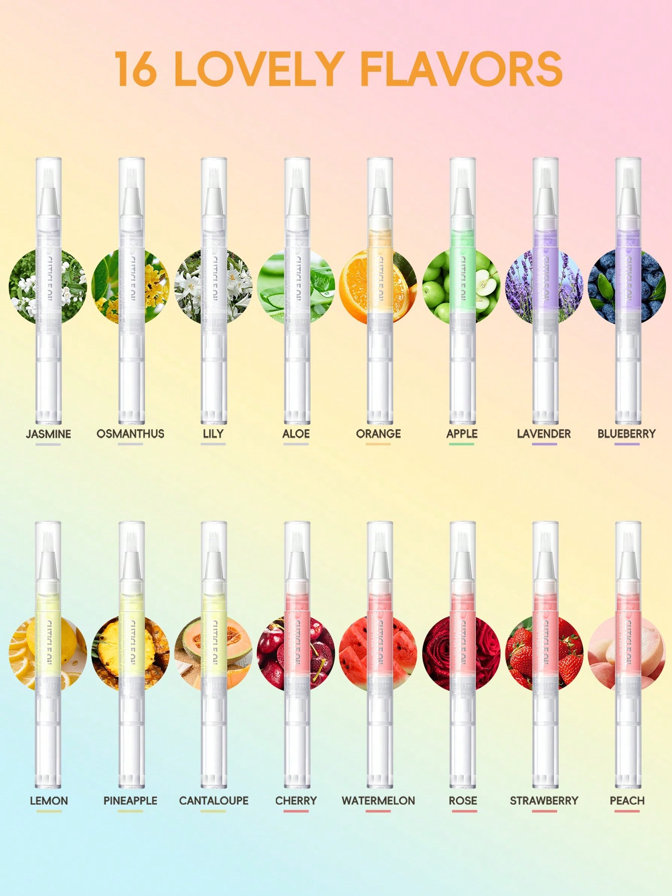 coscelia 1/4/5/8/16PCS 5ML Nai - Cuticle Oil Pen reseña y precio