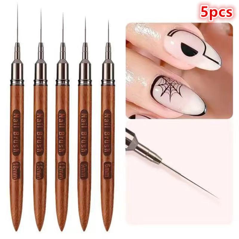 5 Piece Nail Art Liner Brush S - Nail Art Brush Set reseña y precio