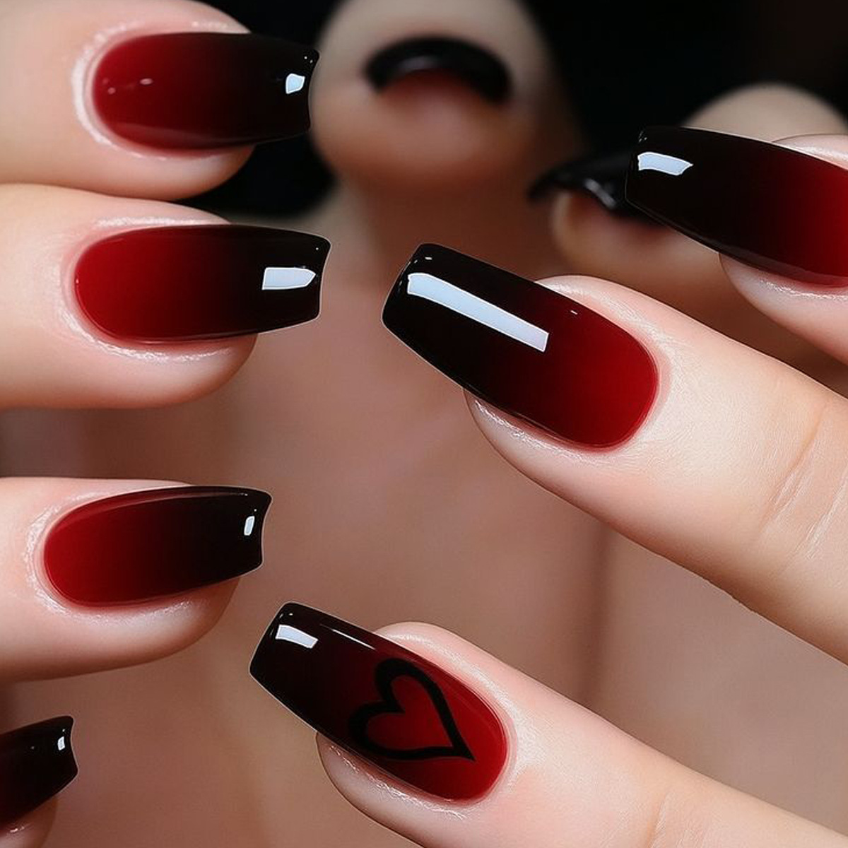 Short Medium fake nails for wo - Nail Art Press On reseña y precio